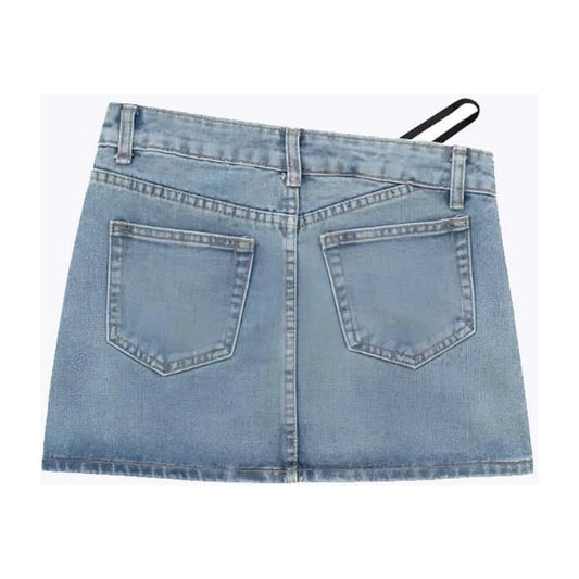 Carnival Holiday High Waist Denim Skirt 6