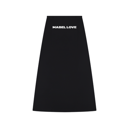 Women's Solid Color Knit Maxi Skirt