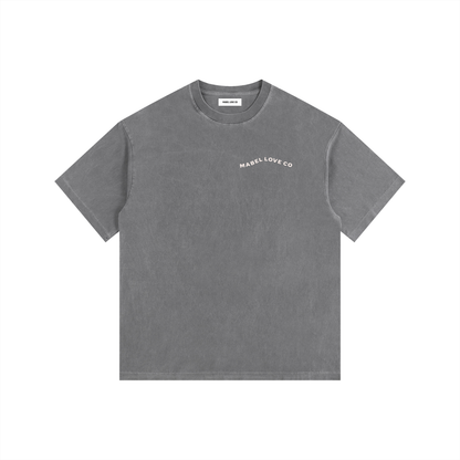 Vintage Washed Oversized Cotton T-Shirt