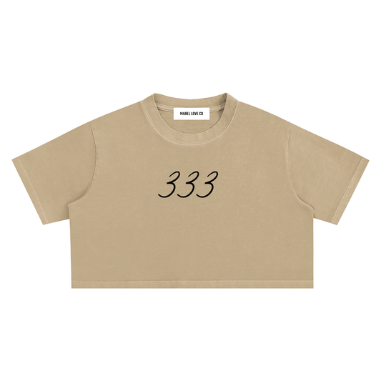 333 Angel Crop Top