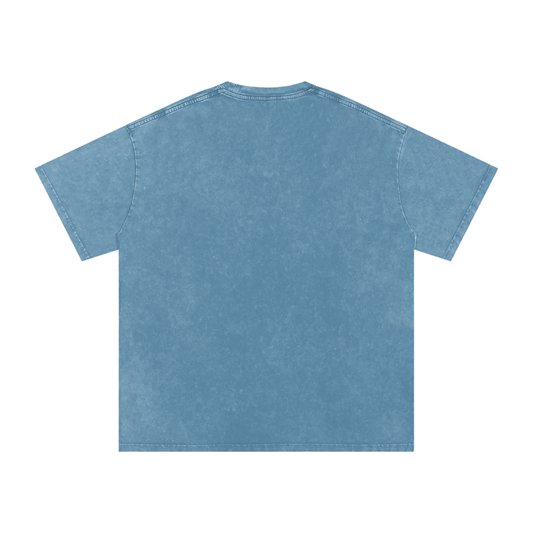 Loose Snow Washed Cotton Tee - model wearing new