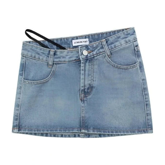 Carnival Holiday High Waist Denim Skirt 7