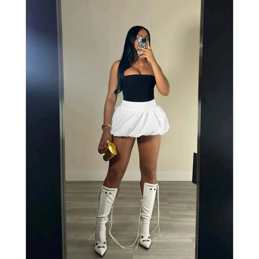 Puffer Mini Skirt 7