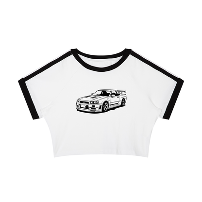 Women’s Racing Crop T-Shirt