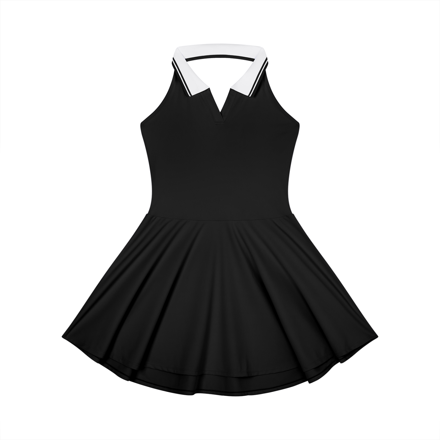 Women's Collared Halter Tennis Dress