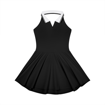 Women's Collared Halter Tennis Dress