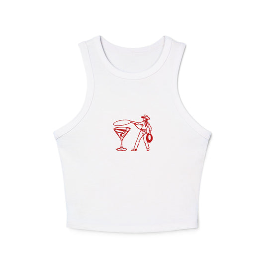 Women's Micro Rib Racer Tank Top