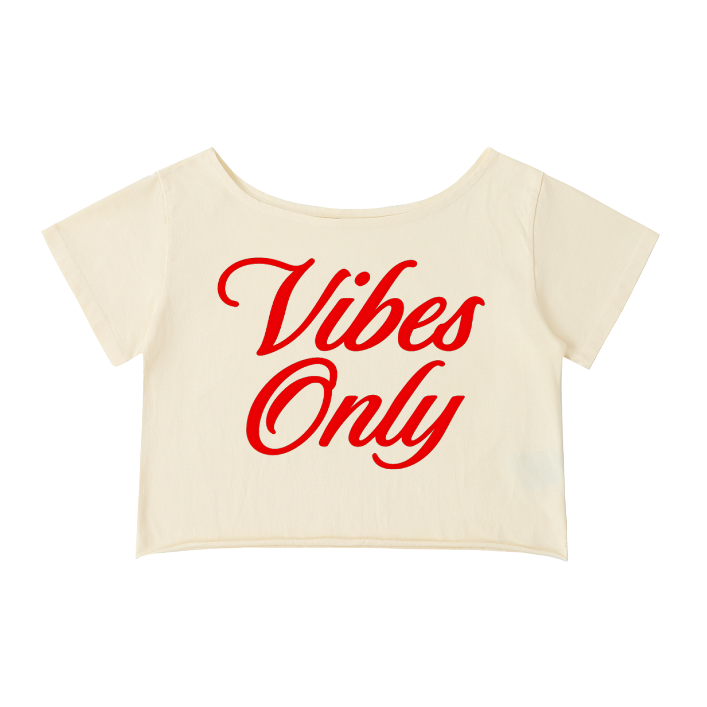 "Eden Dusty Blue Off-Shoulder Rolled Hem T-Shirt"