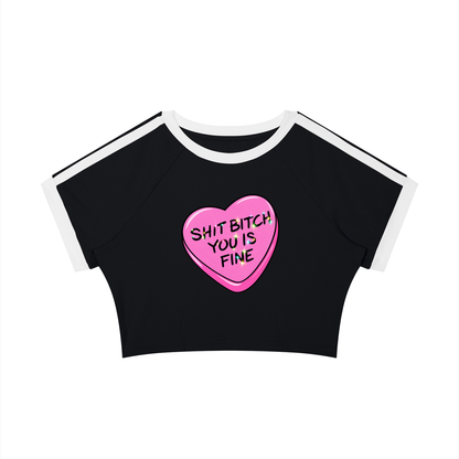 You Is Fine Crop Top