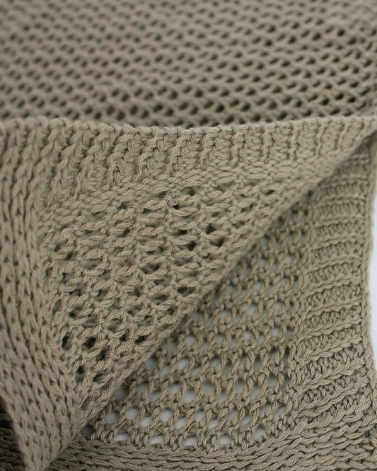 Hollow Knit Beach Skirt