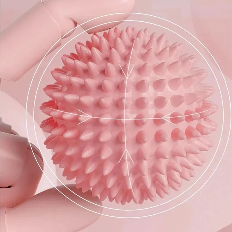 Pink Foam Roller Set for Deep Tissue Muscle Massage