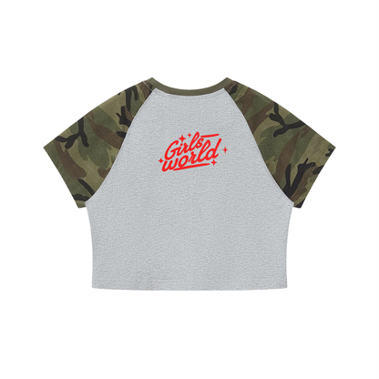 Aliens Camo Crop T-Shirt