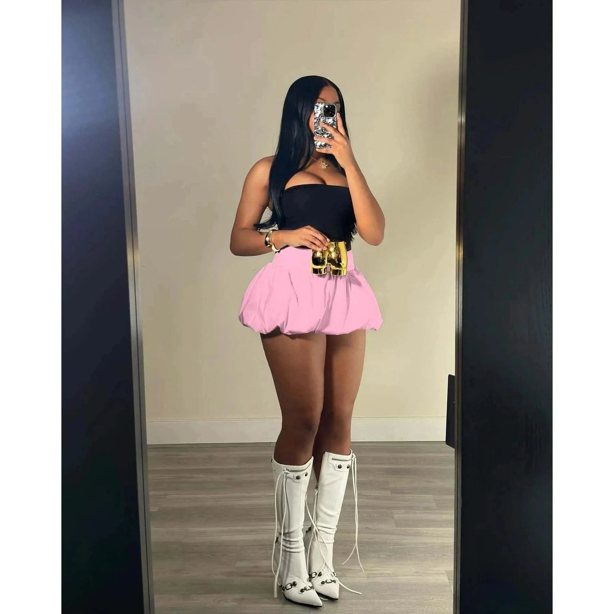 Puffer Mini Skirt 8