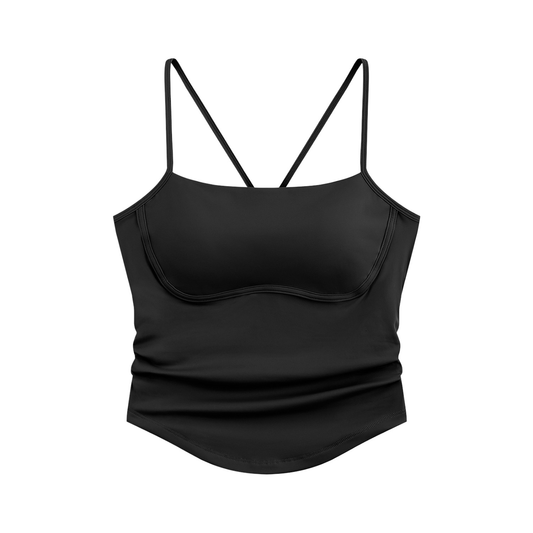Ruched Yoga Tank Top — image 1