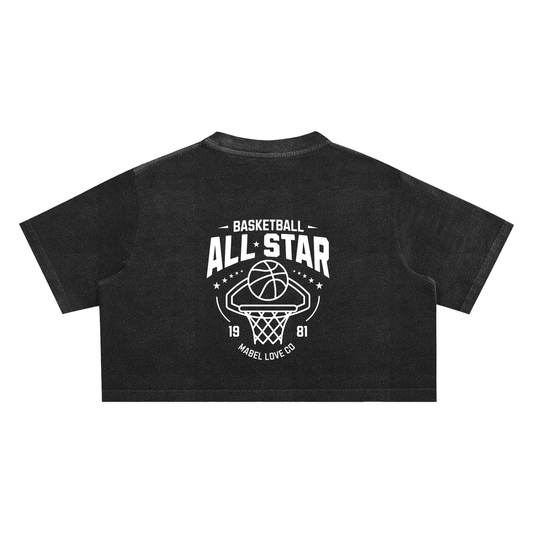 Snow Washed Crop Top