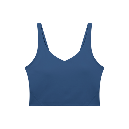 Tank + Biker set — black front on-model 2048