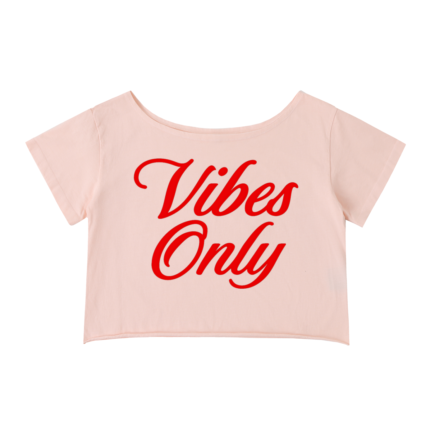 "Eden Dusty Blue Off-Shoulder Rolled Hem T-Shirt"