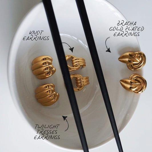 Twilight Tresses Earrings - lifestyle photo