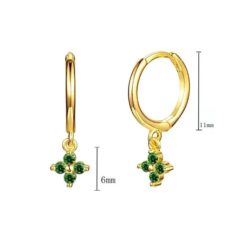 925 Clover Earrings