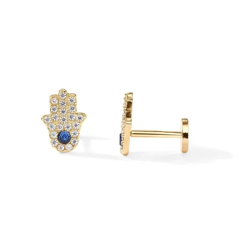 925 Hand Stud Earring