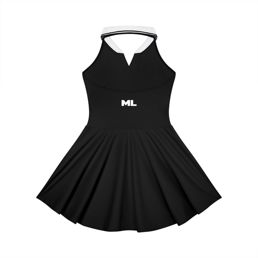 Women's Collared Halter Tennis Dress