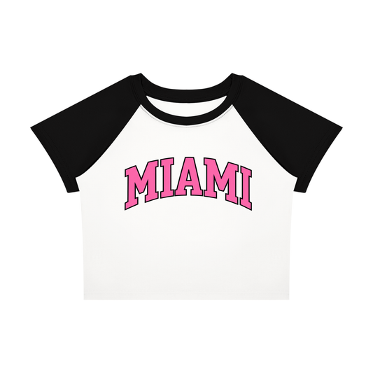 Raglan Color Block Baby Tee — image 1