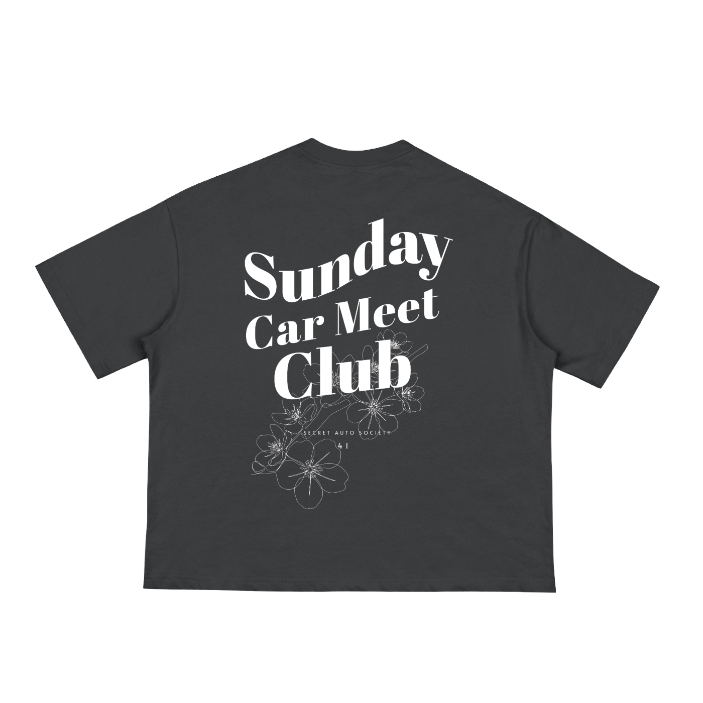 Classic Black Pure Cotton Loose Box Tee