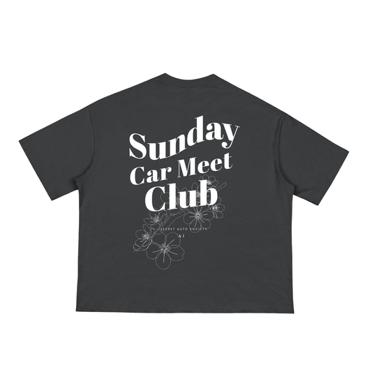 Classic Black Pure Cotton Loose Box Tee