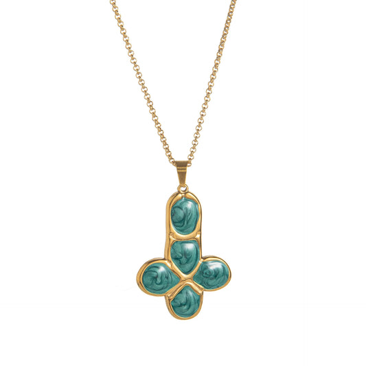 Golden Cross Necklace - additional view 5