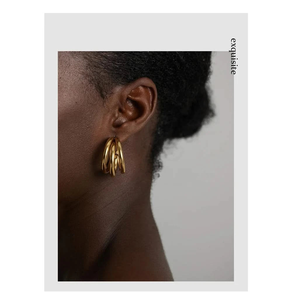 Aureate Intertwine Hoop Earrings