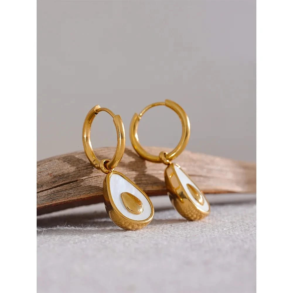 Avocado Dangle Earrings