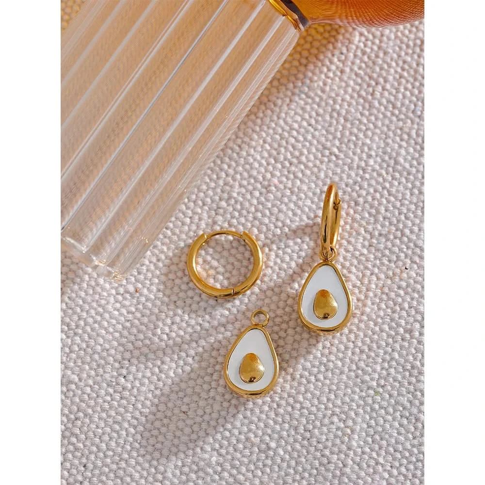 Avocado Dangle Earrings 