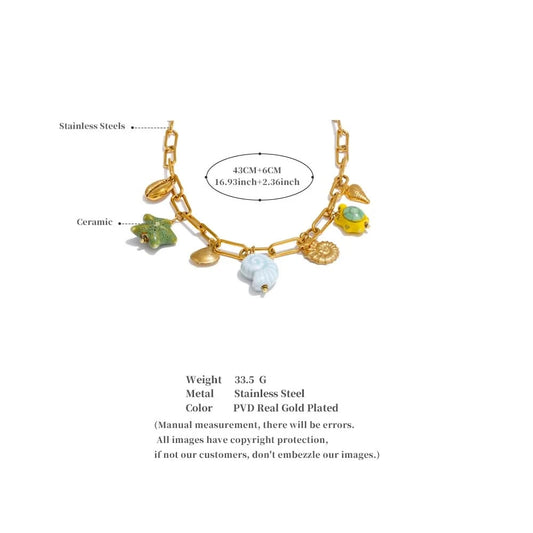 Beach Necklace - Size details