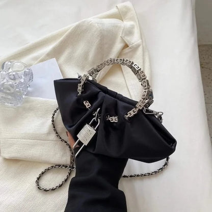 Black Chain Pouch Bag