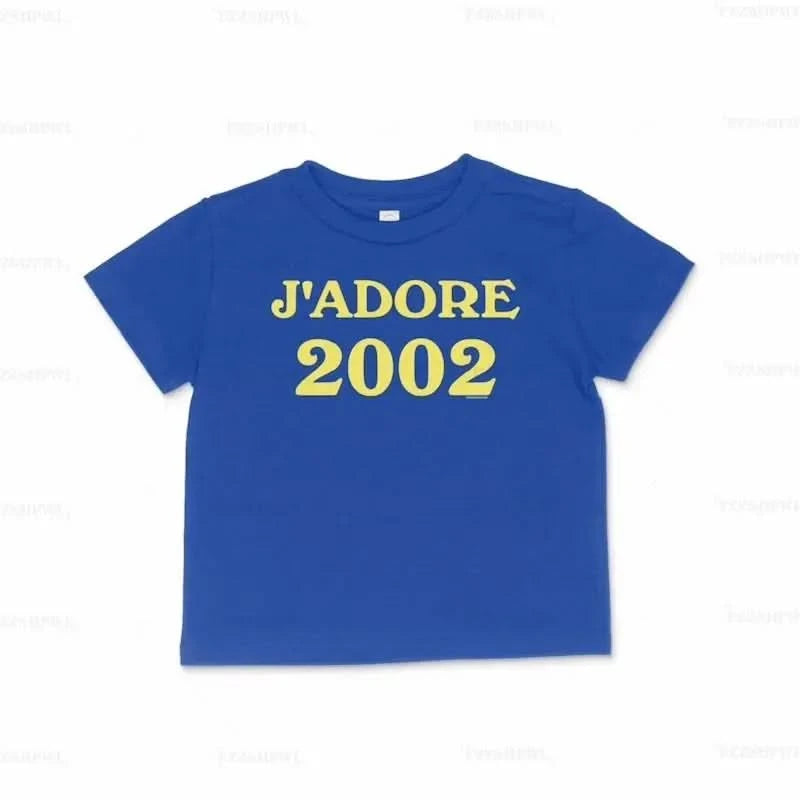 Blue J'Adore 2002 Baby Tee