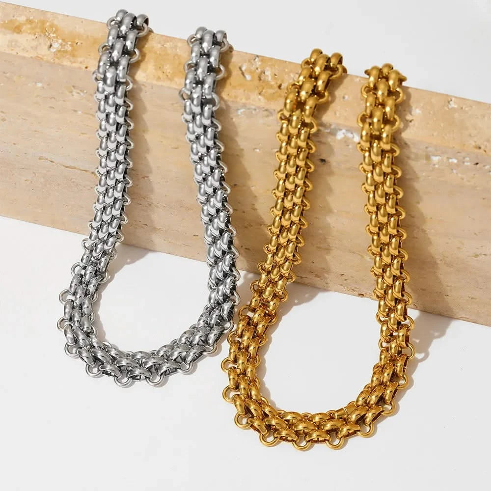 Chain Mirror Silver Necklace
