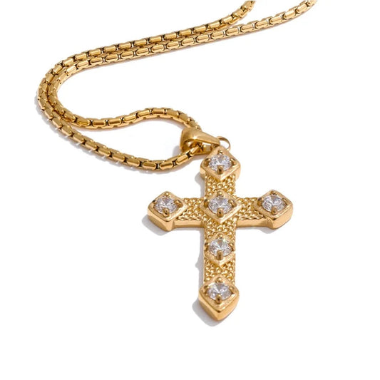Cross Pendant - Gold