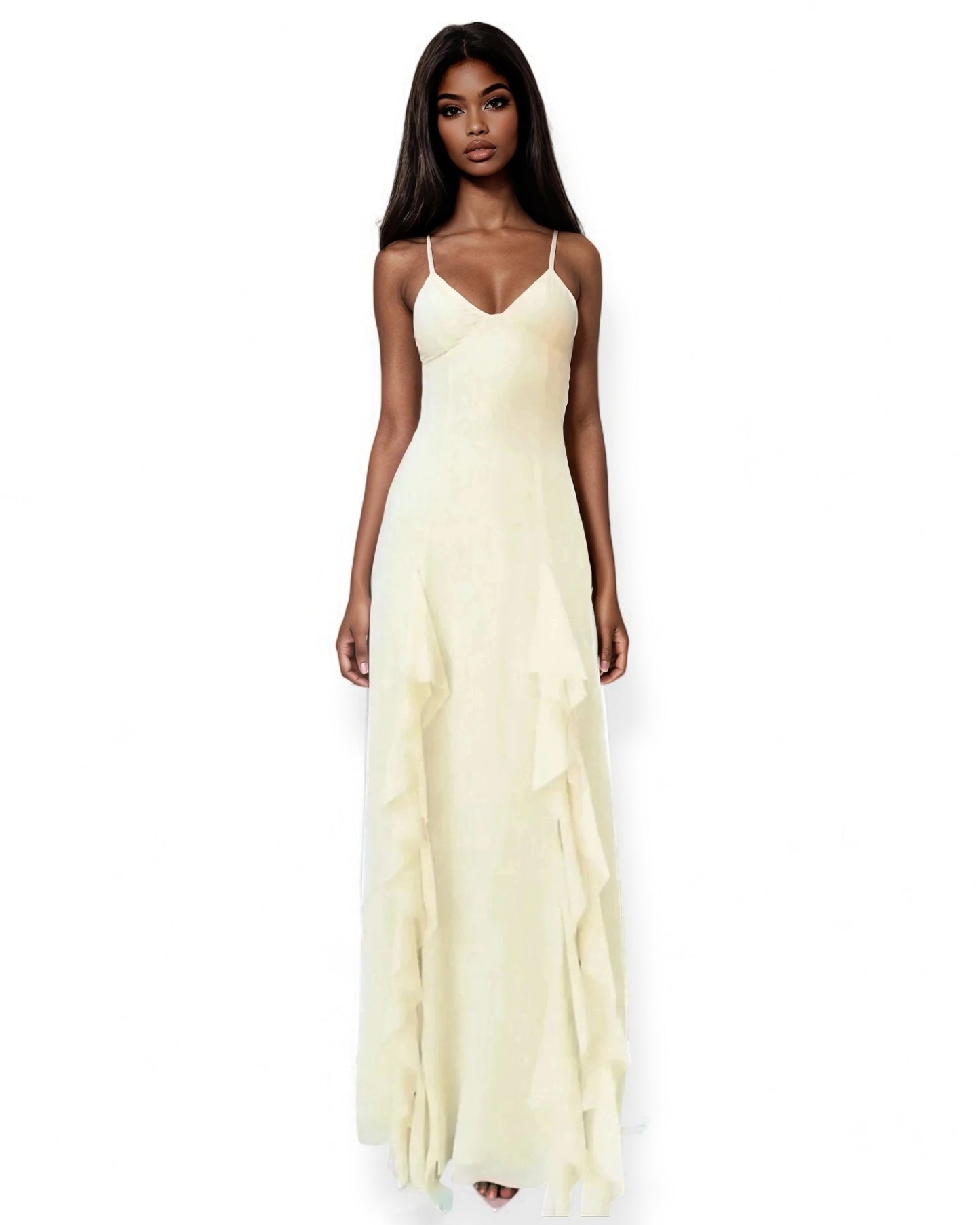 Elegant Backless Maxi Dress - Summer Chic