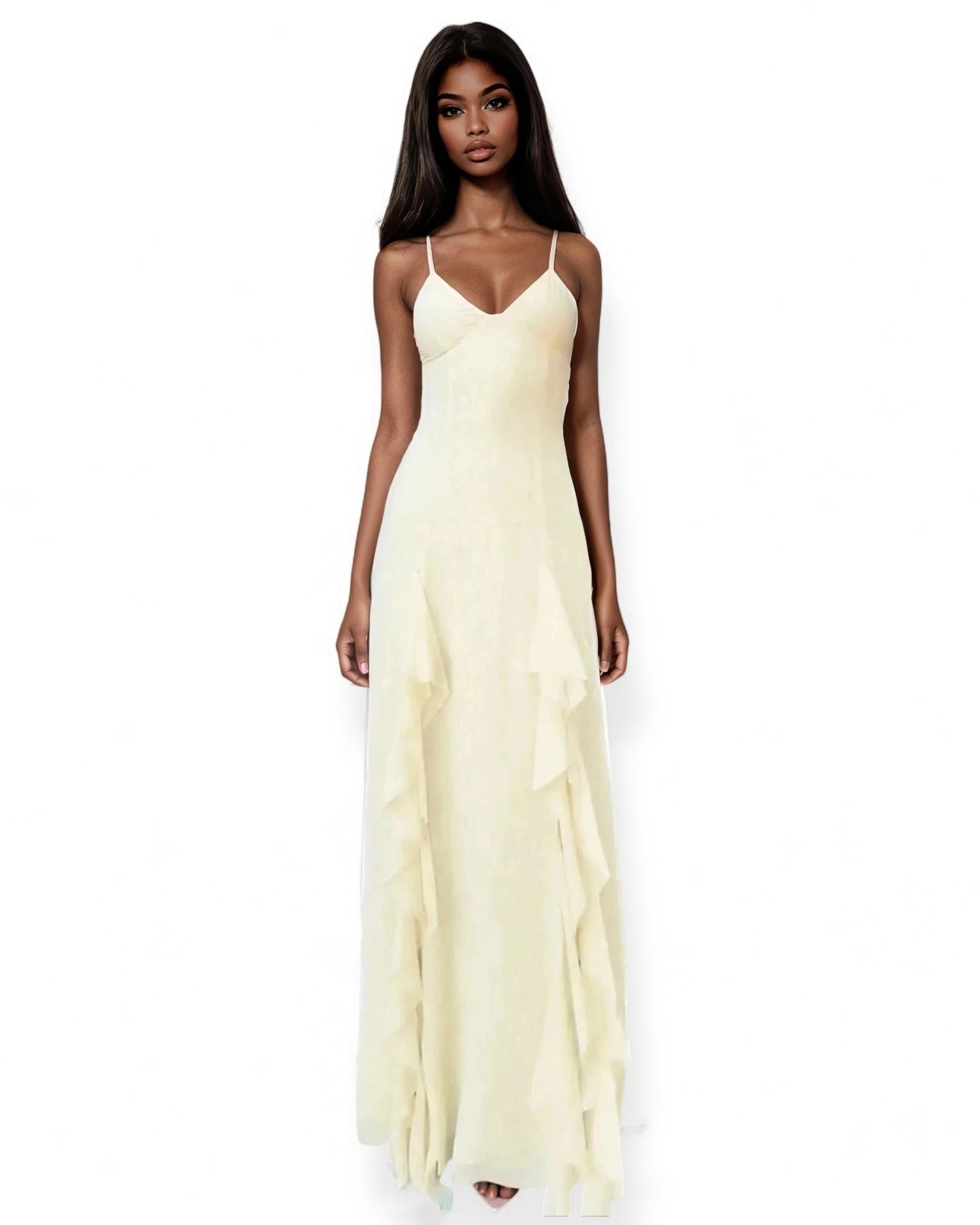 Elegant Backless Maxi Dress - Summer Chic