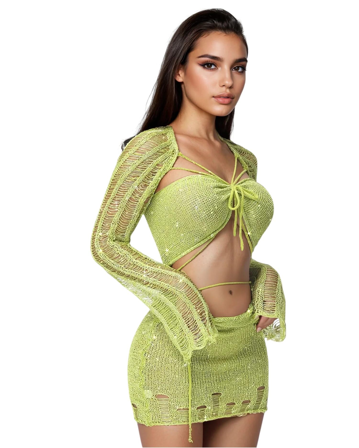 Sequin Two Piece Set