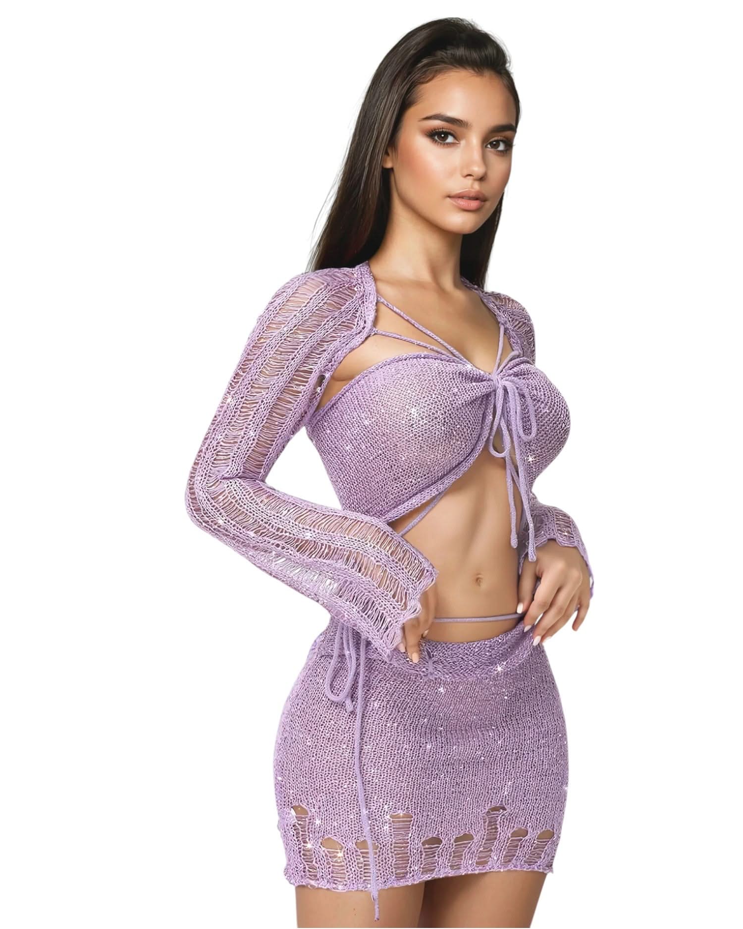 Sequin Two Piece Set