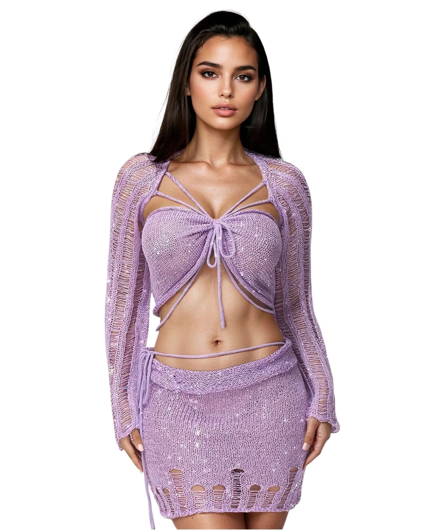 Sequin Two Piece Set