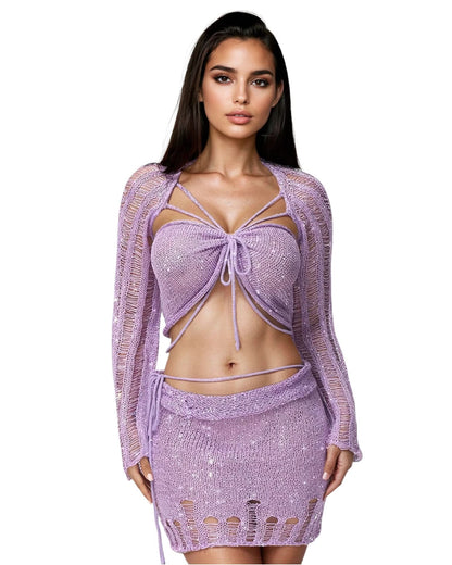 Sequin Two Piece Set