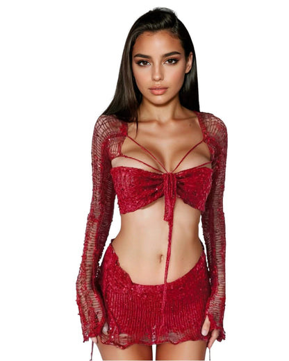 Sequin Two Piece Set