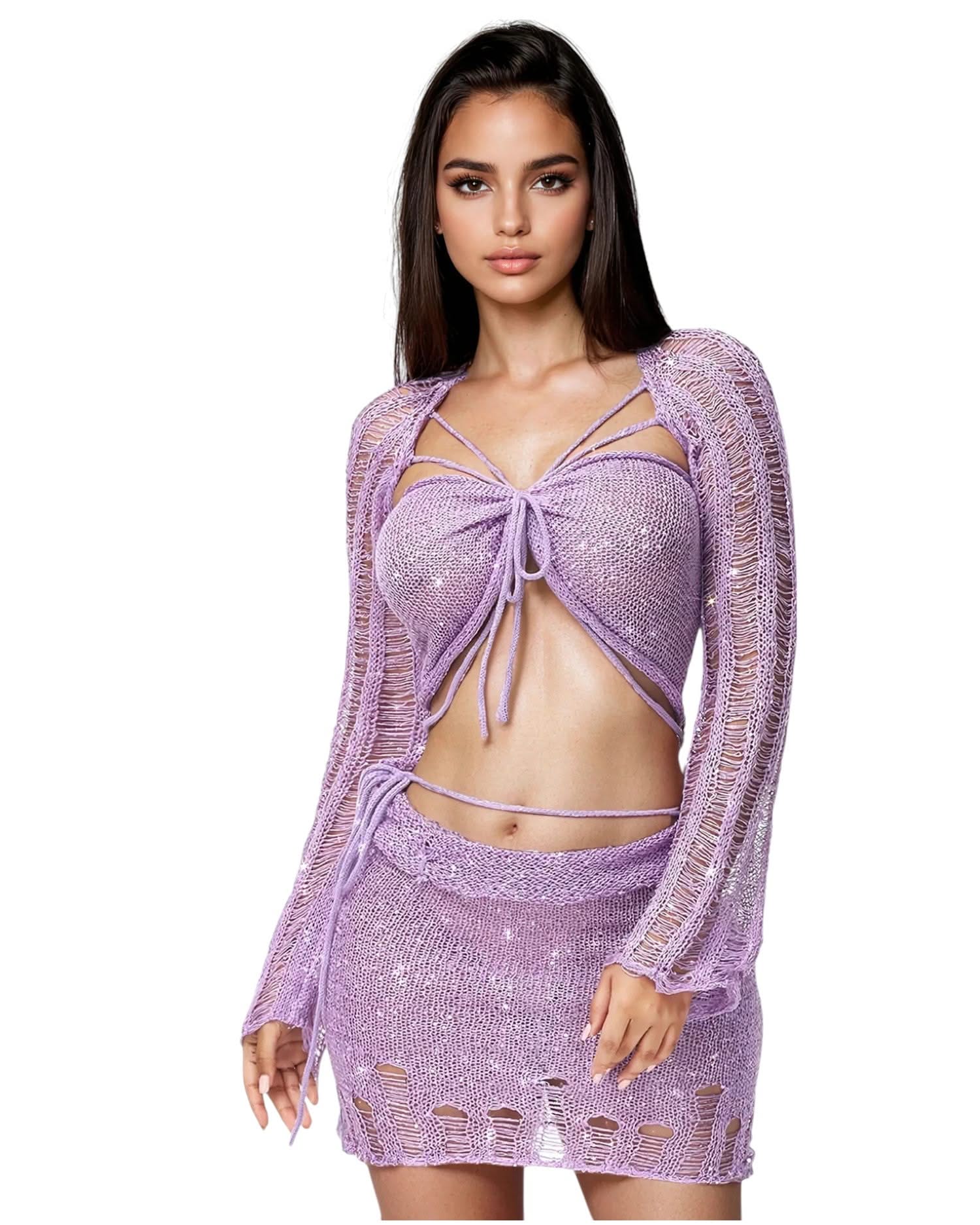 Sequin Two Piece Set