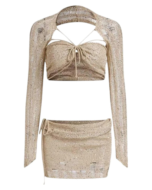 Sequin Two Piece Set