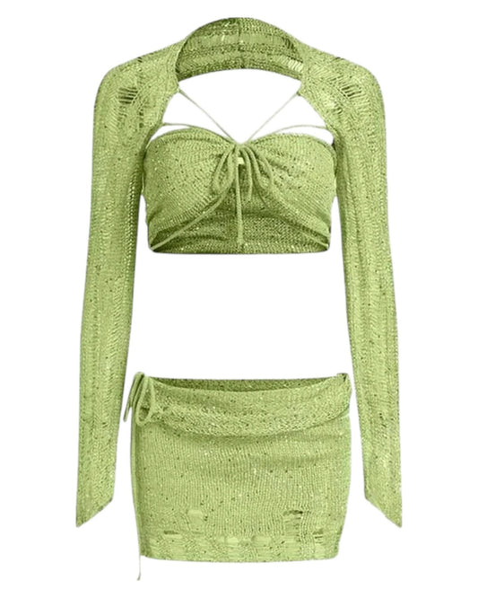 Sequin Two Piece Set