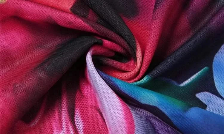 Fabric details of Floral Printed Maxi Dress