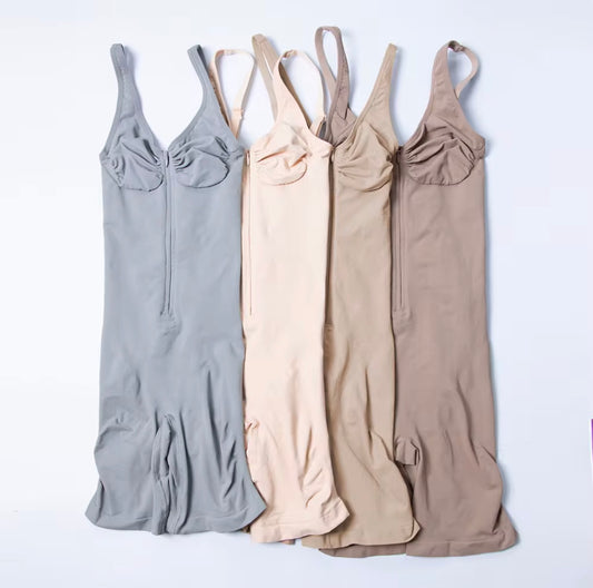 Zip Romper Sculpting Shapewear