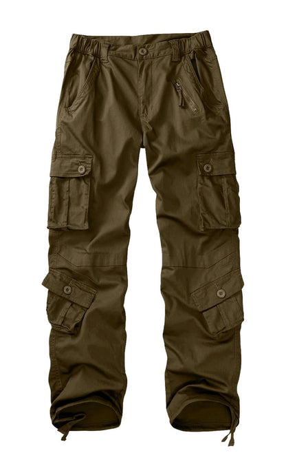 Brown Cargo Baggy Pants